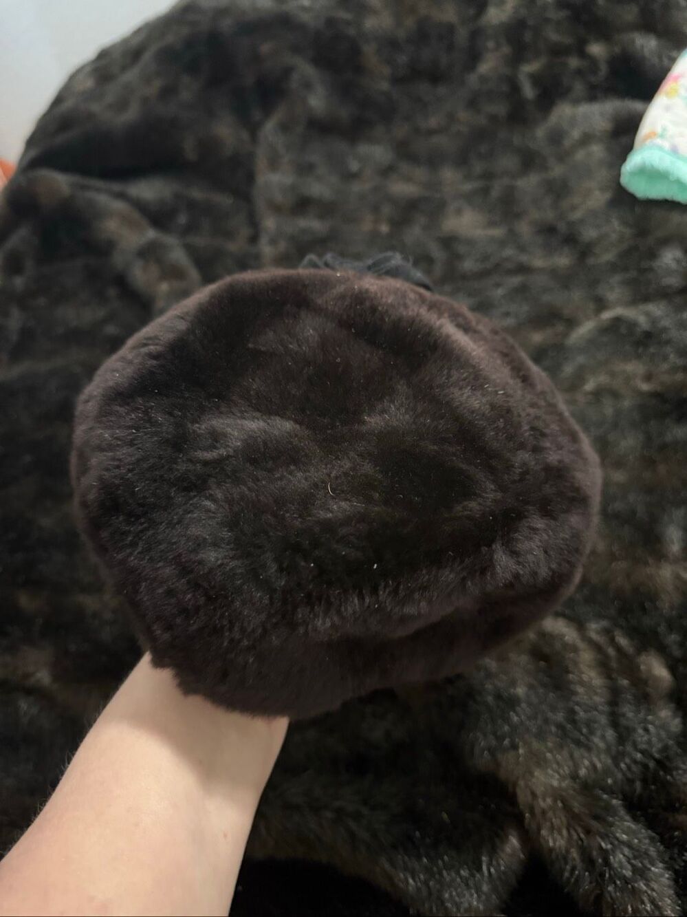 Rare Vintage Mink Fur Hat Womens Small Ambrose New York 1950-60s Pillbox Union